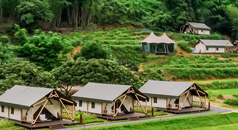 營(ying)地酒店(diàn)帳篷：從(cong)住宿到(dao)旅遊景觀的(de)華麗轉身